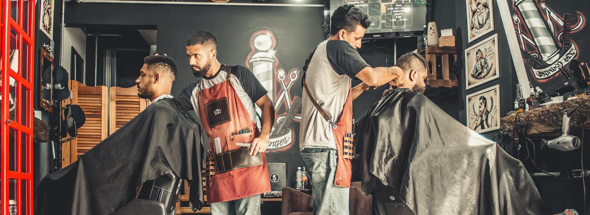 Premium Barbershop Interior